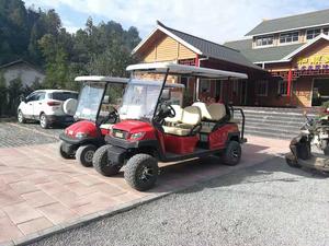 4+2款6座高尔夫球车在贵州飞虎庄园使用