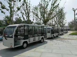 14座电动观光车在郑州园博园运营